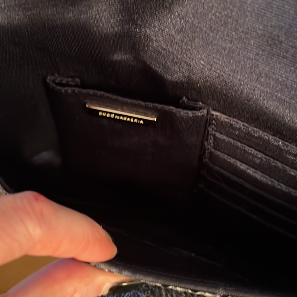 BCBG MAX AZRIA Sequin Snake Print Clutch - Picture 4 of 5